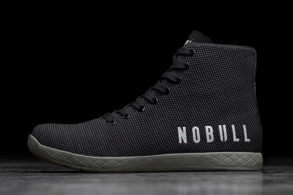 Baskets Montantes NOBULL Femme Noir - Chaussures NOBULL High-Top Superfabric,France (0612-VBMUA)